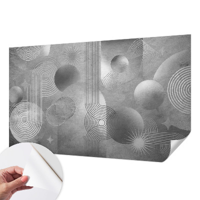 Papel de parede autocolante para quarto Elegância abstrata