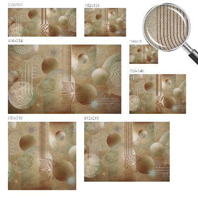 Papel de parede autocolante Padrão geométrico