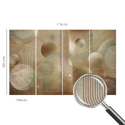 Papel de parede autocolante Padrão geométrico