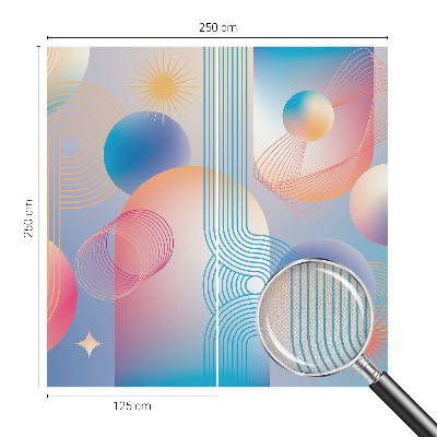 Papel de parede para criança Abstração colorida