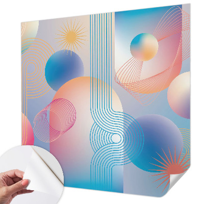 Papel de parede para criança Abstração colorida