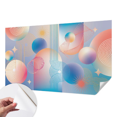 Papel de parede para criança Abstração colorida