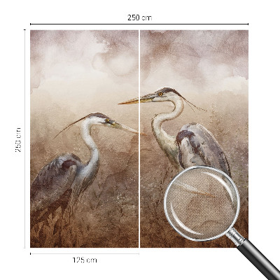 Papel de parede 3D Pássaros elegantes
