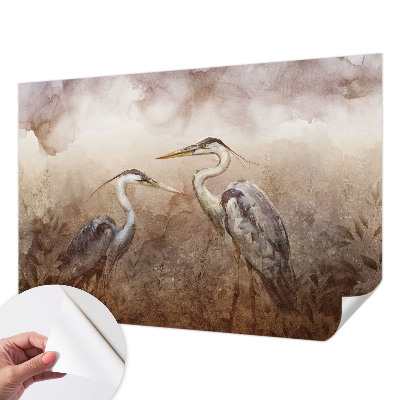 Papel de parede 3D Pássaros elegantes