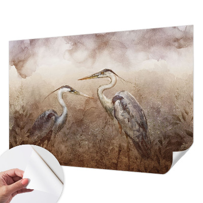 Papel de parede 3D Pássaros elegantes