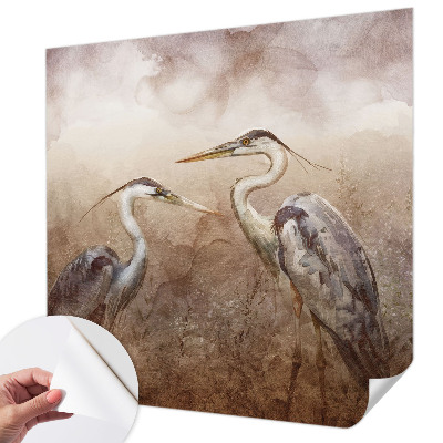 Papel de parede 3D Pássaros elegantes