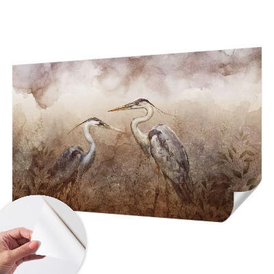 Papel de parede 3D Pássaros elegantes