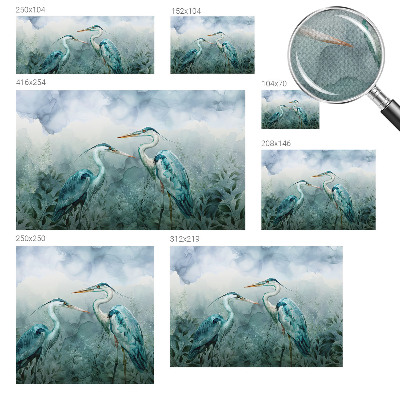 Papel de parede infantil Aves da natureza
