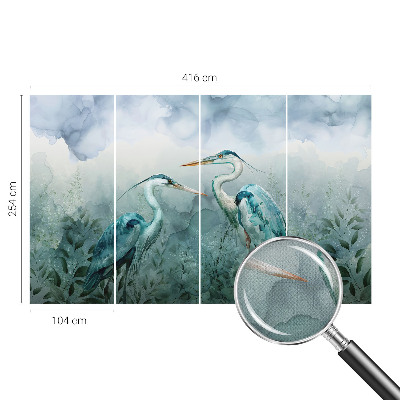 Papel de parede infantil Aves da natureza