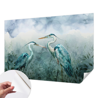 Papel de parede infantil Aves da natureza