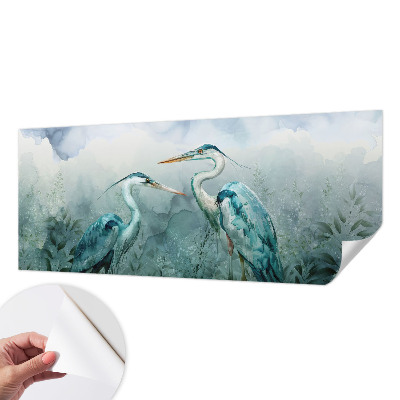 Papel de parede infantil Aves da natureza