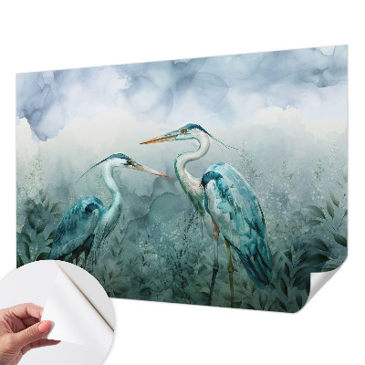 Papel de parede infantil Aves da natureza