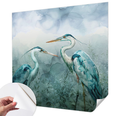 Papel de parede infantil Aves da natureza