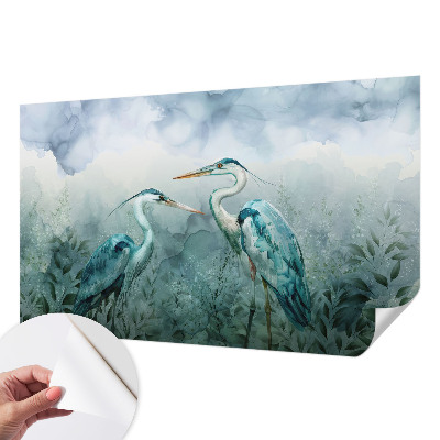 Papel de parede infantil Aves da natureza