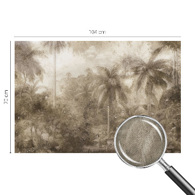 Papel de parede autocolante para sala Paisagem exótica