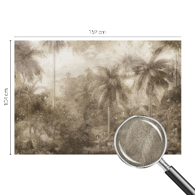 Papel de parede autocolante para sala Paisagem exótica