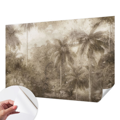 Papel de parede autocolante para sala Paisagem exótica