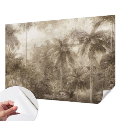 Papel de parede autocolante para sala Paisagem exótica