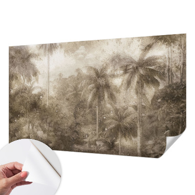 Papel de parede autocolante para sala Paisagem exótica