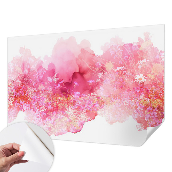 Autocolante de parede fotográfico Estampa floral