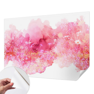 Autocolante de parede fotográfico Estampa floral