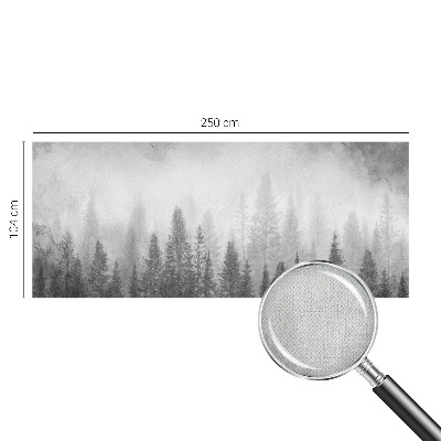 Papel de parede 3D Névoa da floresta
