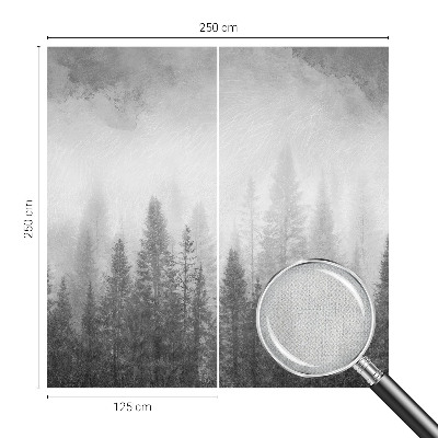 Papel de parede 3D Névoa da floresta