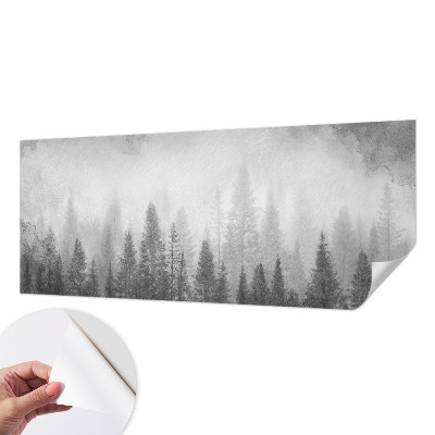 Papel de parede 3D Névoa da floresta