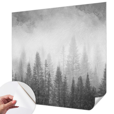 Papel de parede 3D Névoa da floresta
