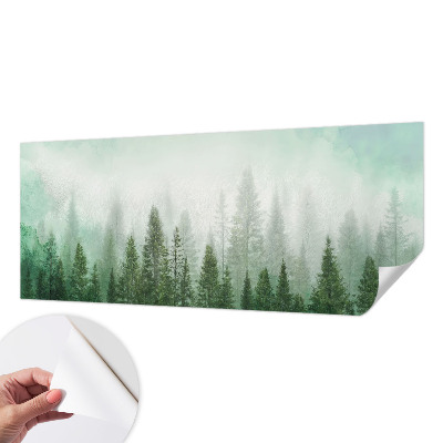 Papel de parede para criança Lobo na floresta