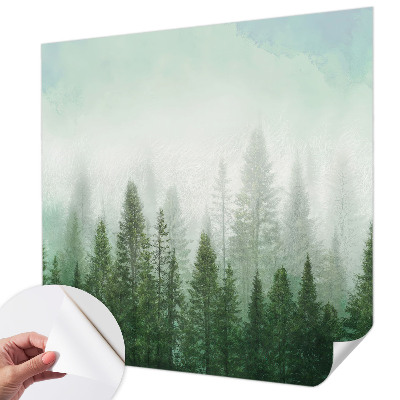 Papel de parede para criança Lobo na floresta