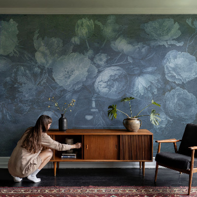 Papel de parede autocolante para sala Arranjo floral