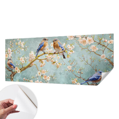 Papel de parede infantil Pássaros da primavera