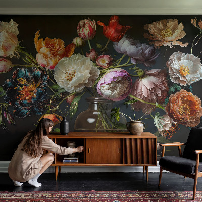 Papel de parede autocolante para quarto Buquê de flores