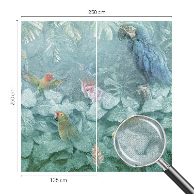 Autocolante de parede fotográfico Pássaros exóticos
