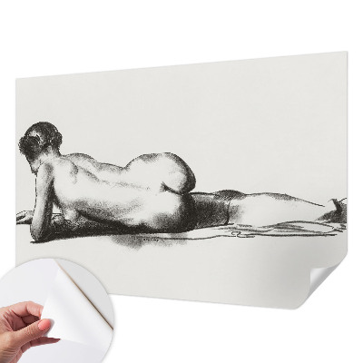 Papel de parede autocolante para sala com padrão 'Um ato sutil' para decoração interior