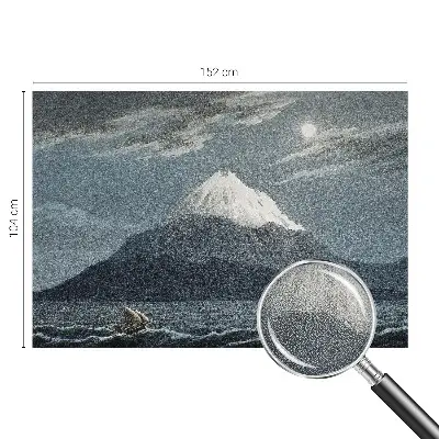 Autocolante de parede fotográfico com motivo de noite iluminada pela lua