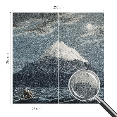 Autocolante de parede fotográfico Noite iluminada pela lua