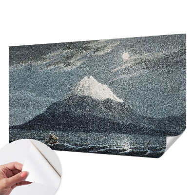 Autocolante de parede fotográfico Noite iluminada pela lua