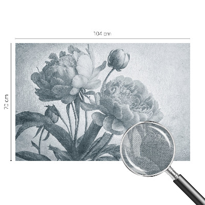 Papel de parede autocolante com padrão floral elegante