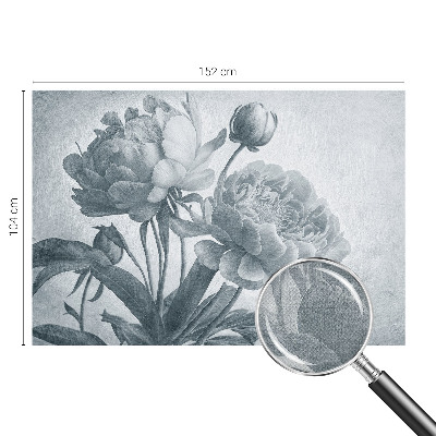 Papel de parede autocolante com padrão floral elegante