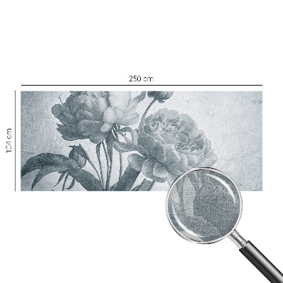 Papel de parede autocolante com padrão floral elegante