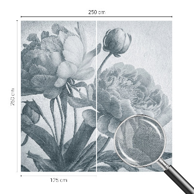 Papel de parede autocolante com padrão floral elegante