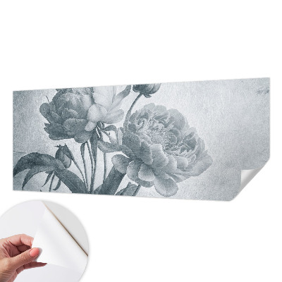 Papel de parede autocolante com padrão floral elegante