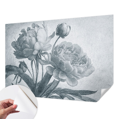Papel de parede autocolante com padrão floral elegante