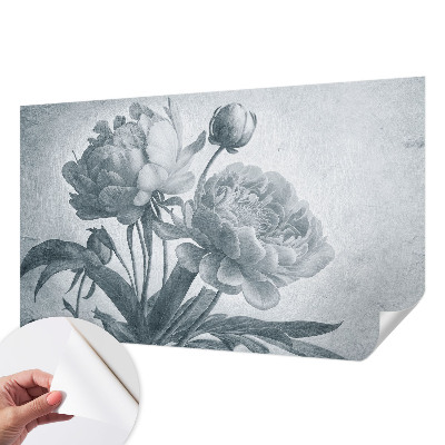 Papel de parede autocolante com padrão floral elegante
