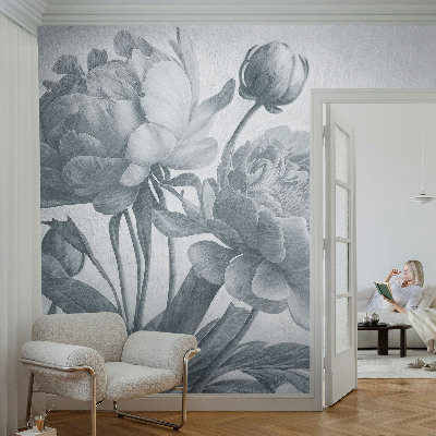 Papel de parede autocolante com padrão floral elegante