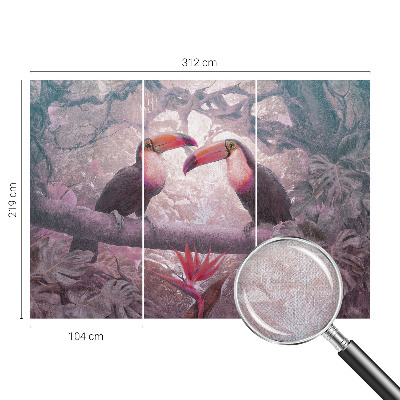 Papel de parede 3D Casal exótico
