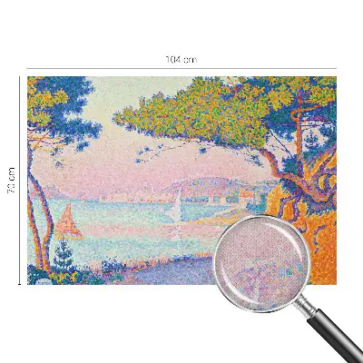 Papel de parede autocolante para quarto com uma paisagem colorida