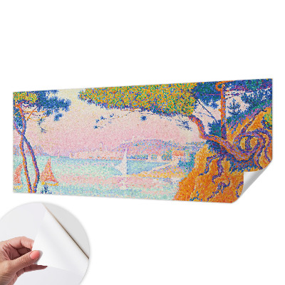 Papel de parede autocolante para quarto Paisagem colorida